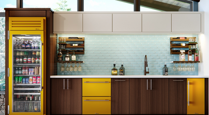 True Residential TR24BEVRSGA 24" Beverage Column Stainless Glass