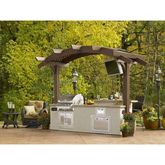 The Outdoor GreatRoom Company 10' Sonoma Mini Arched Pergola