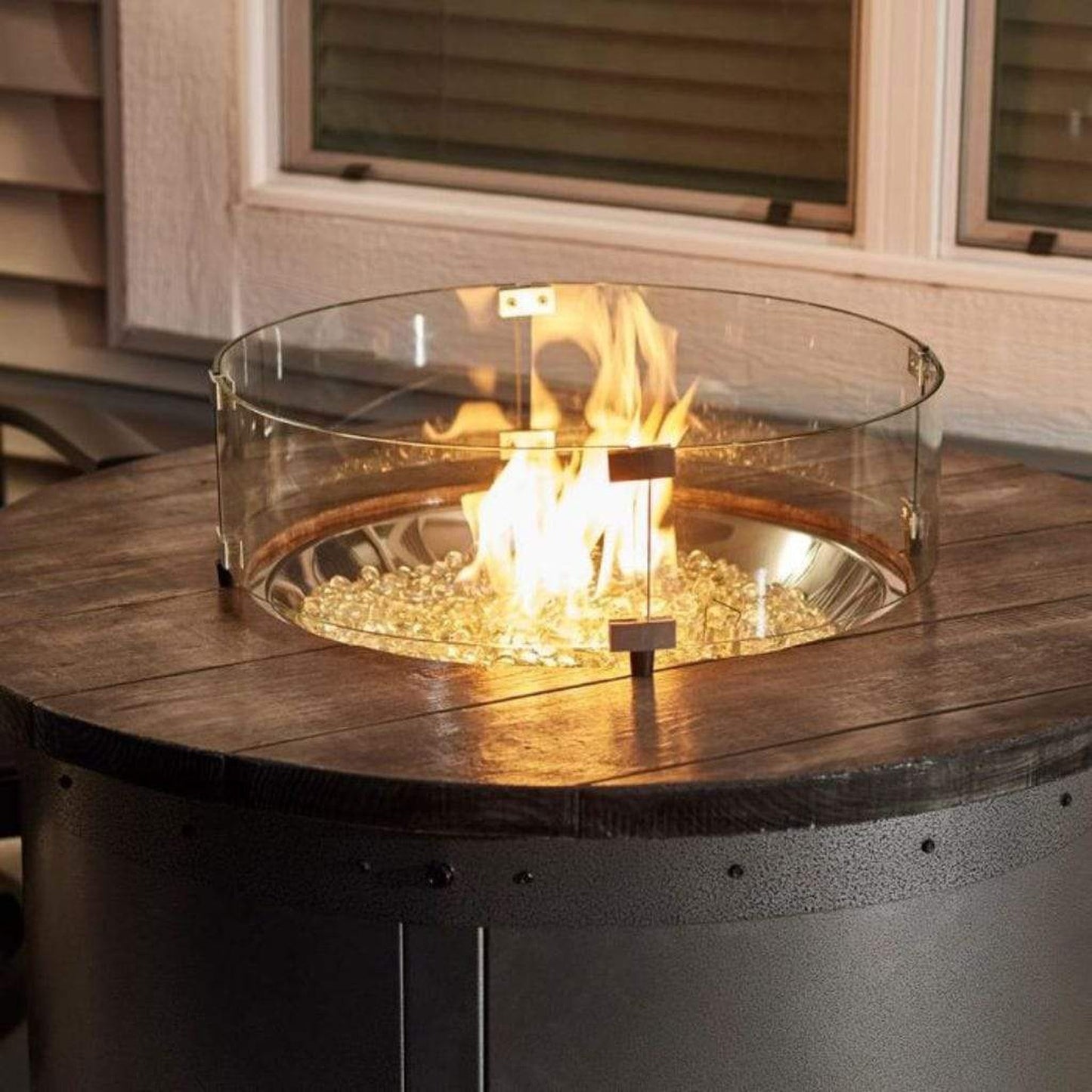 The Outdoor GreatRoom Company 12" Round Glass Wind Guard