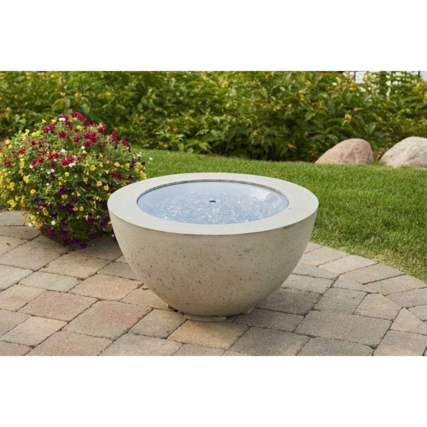 The Outdoor GreatRoom Company 12" Round Tempered Glass Burner Cover