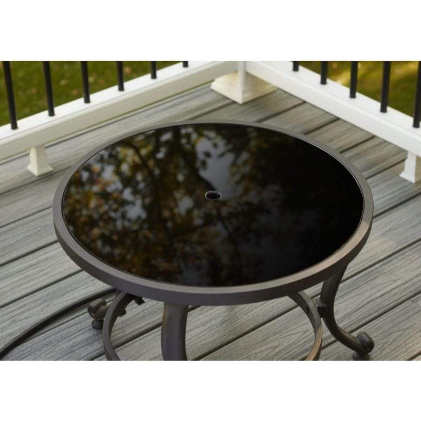The Outdoor GreatRoom Company 12" Round Tempered Glass Burner Cover