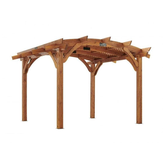 The Outdoor GreatRoom Company 12' x 12' Sonoma Arched Wood Pergola