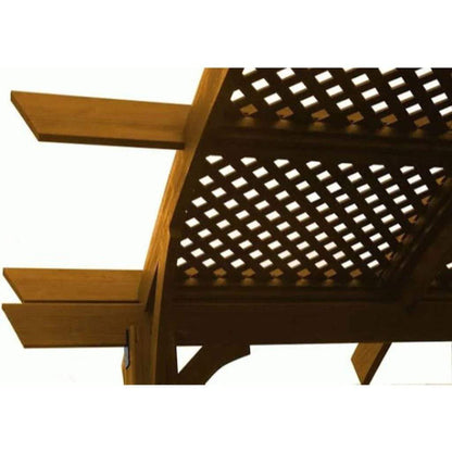 The Outdoor GreatRoom Company 16' x 16' Sonoma Arched Wood Pergola