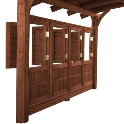 The Outdoor GreatRoom Company 16' x 16' Sonoma Arched Wood Pergola