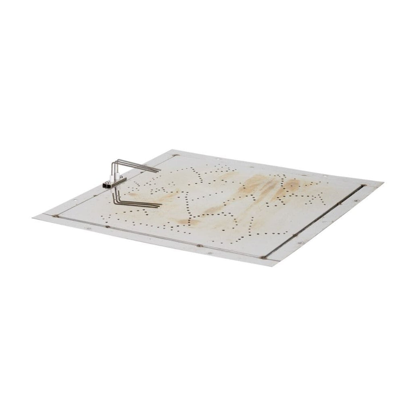 The Outdoor GreatRoom Company 19" X 19" Square Stainless Steel Crystal Fire Gas Burner Insert
