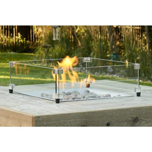 The Outdoor GreatRoom Company 24" Square Glass Wind Guard