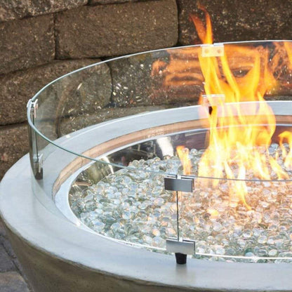 The Outdoor GreatRoom Company 25" Round Glass Wind Guard
