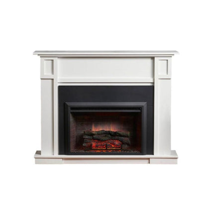 The Outdoor GreatRoom Company 55" White Heritage Fireplace Cabinet
