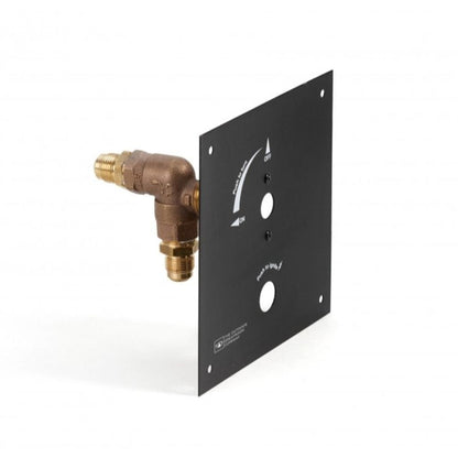 The Outdoor GreatRoom Company 6.375" x 6.375" Control Panel with 1/4 turn Key Valve Built In - 1/2" Fitting