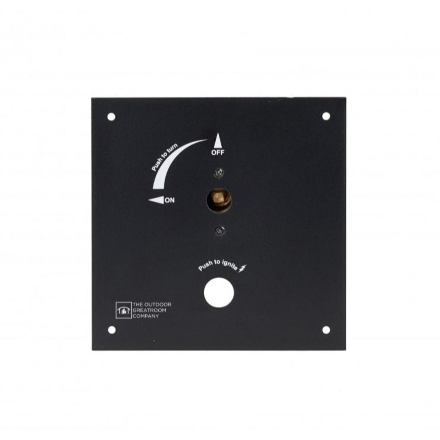 The Outdoor GreatRoom Company 6.5" X 6.5" Control Panel with 0.25" Turn Key Built In Valve