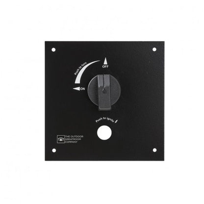 The Outdoor GreatRoom Company 6.5" x 6.5" DIY Control Panel with Gas Valve