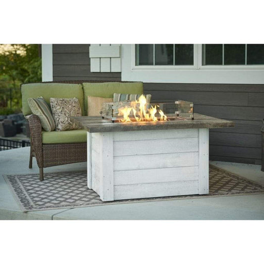 The Outdoor GreatRoom Company Alcott 48" Rectangular Gas Fire Pit Table