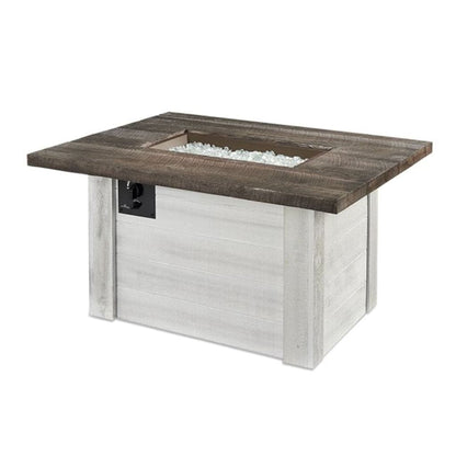 The Outdoor GreatRoom Company Alcott 48" Rectangular Gas Fire Pit Table