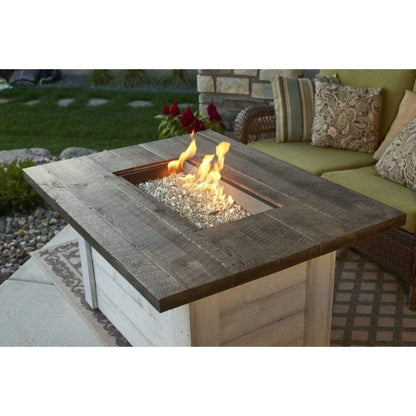 The Outdoor GreatRoom Company Alcott 48" Rectangular Gas Fire Pit Table