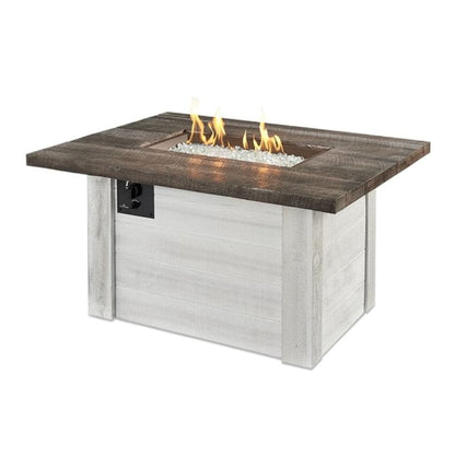 The Outdoor GreatRoom Company Alcott 48" Rectangular Gas Fire Pit Table