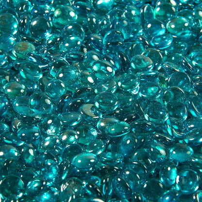The Outdoor GreatRoom Company Aquamarine Tempered Fire Glass Gems - 5 lb kit