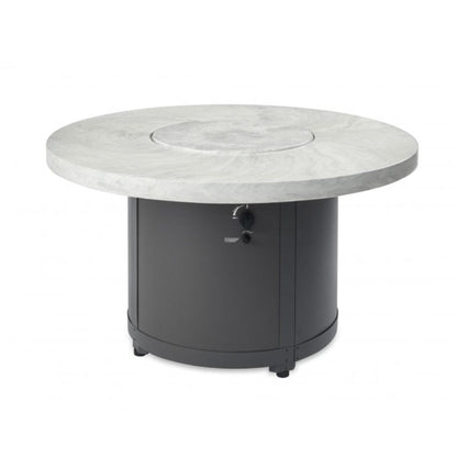 The Outdoor GreatRoom Company Beacon 48" Marbleized Noche Round Gas Fire Pit Table