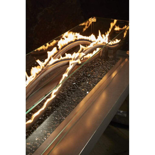 The Outdoor GreatRoom Company Black Wave 56" Natural Gas Linear Gas Burner