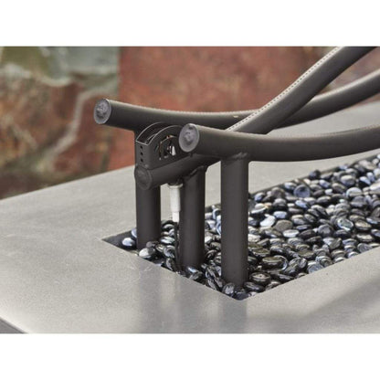 The Outdoor GreatRoom Company Black Wave 56" Natural Gas Linear Gas Burner