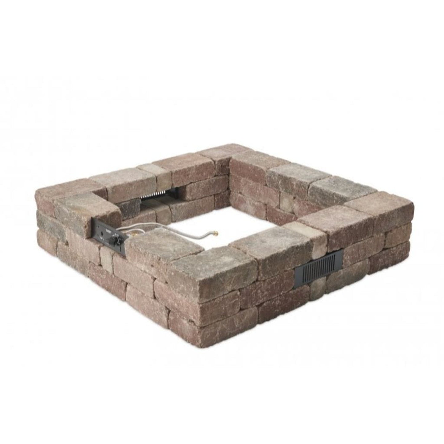 The Outdoor GreatRoom Company Bronson 51" Square Block Gas Fire Pit Kit