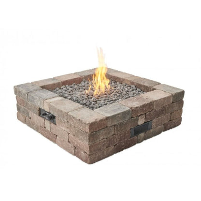 The Outdoor GreatRoom Company Bronson 51" Square Block Gas Fire Pit Kit