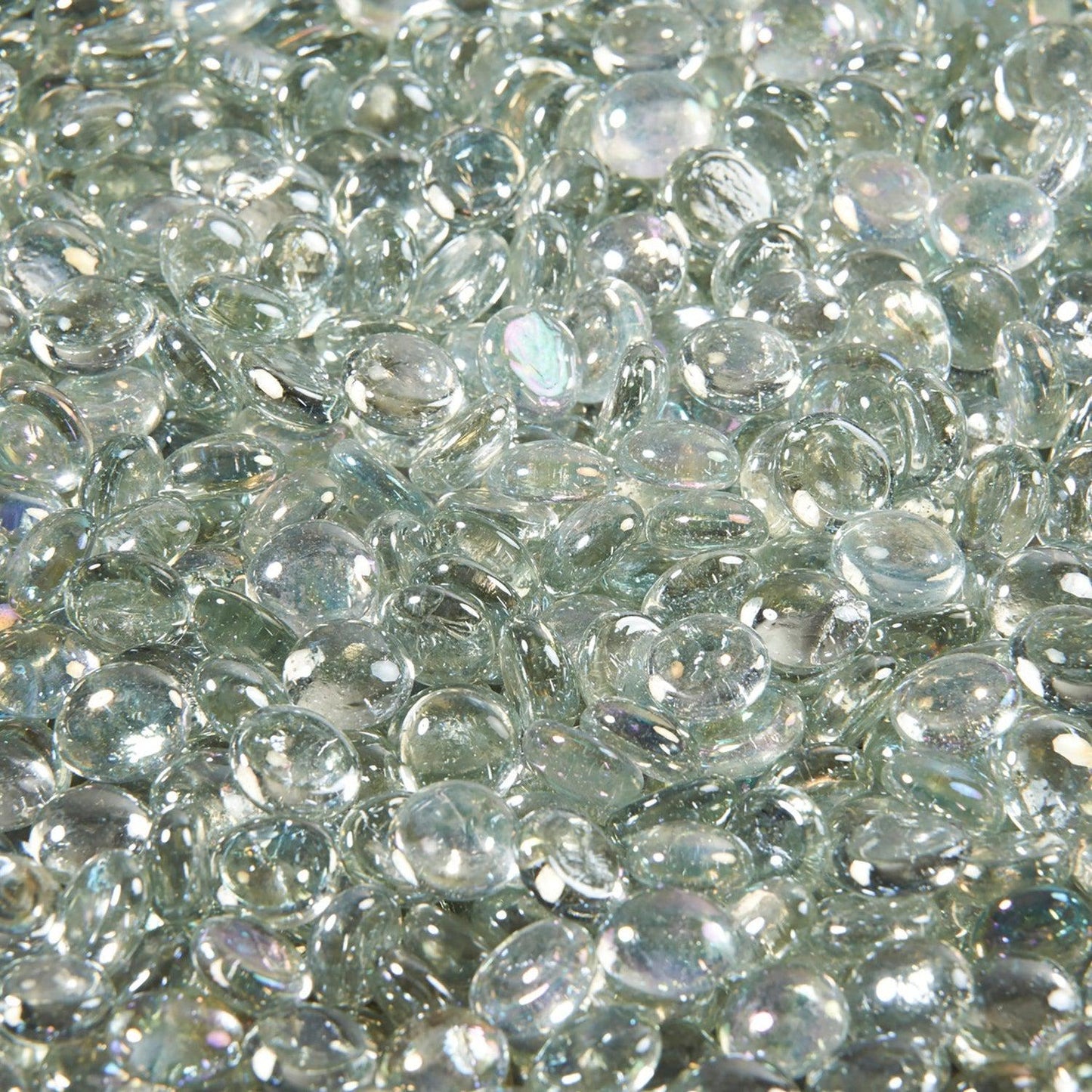 The Outdoor GreatRoom Company Clear Tempered Fire Glass Gems - 5 lb kit