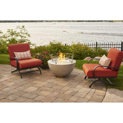 The Outdoor GreatRoom Company Cove 20" Natural Grey Round Gas Fire Pit Bowl