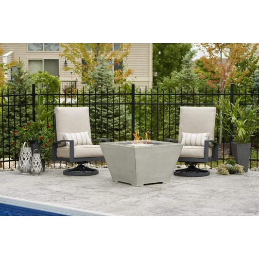 The Outdoor GreatRoom Company Cove 37" Square Gas Fire Pit Bowl