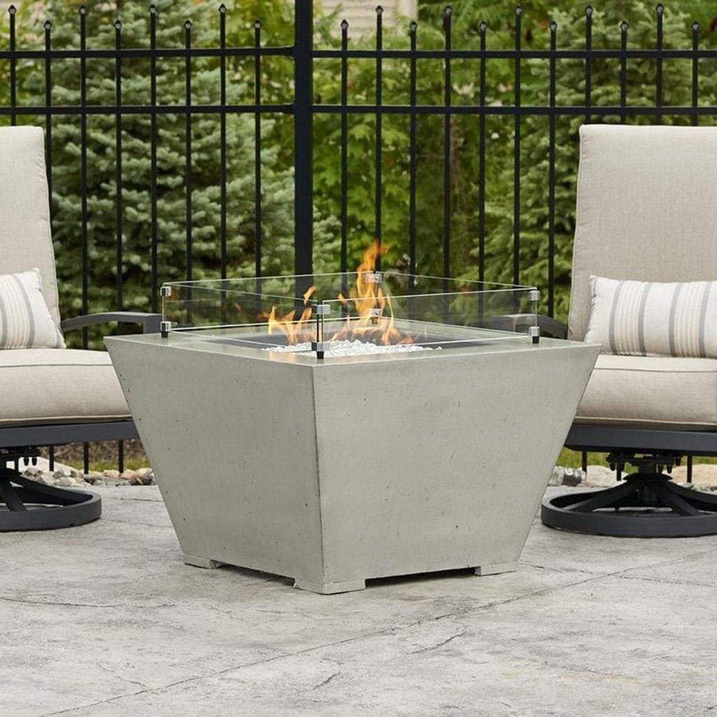 The Outdoor GreatRoom Company Cove 37" Square Gas Fire Pit Bowl