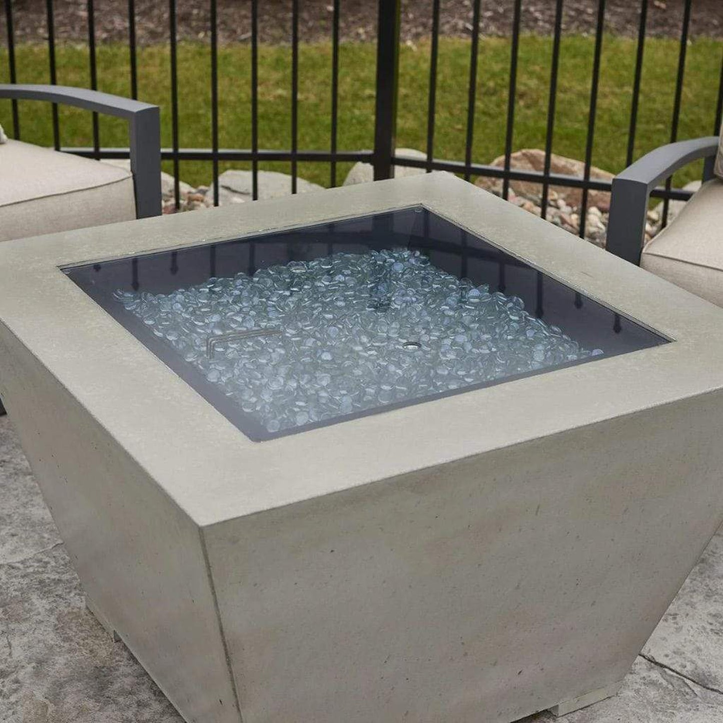 The Outdoor GreatRoom Company Cove 37" Square Gas Fire Pit Bowl