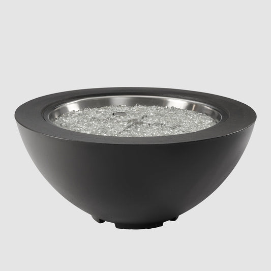 The Outdoor GreatRoom Company Cove 42" Midnight Mist Round Gas Fire Pit Bowl