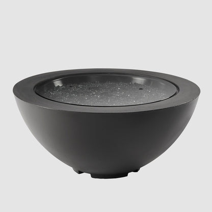 The Outdoor GreatRoom Company Cove 42" Midnight Mist Round Gas Fire Pit Bowl