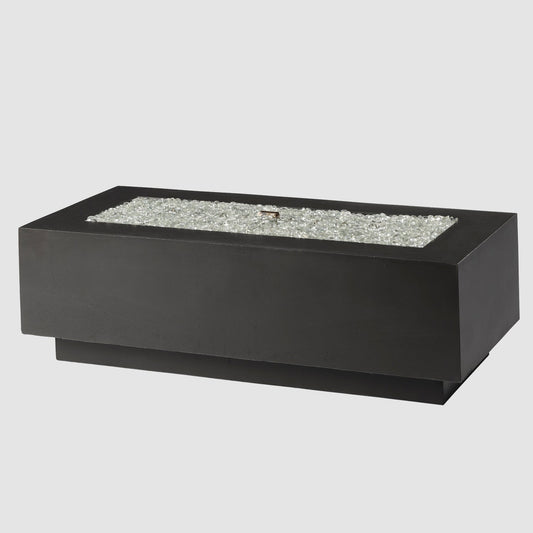 The Outdoor GreatRoom Company Cove 54" Midnight Mist Linear Gas Fire Table