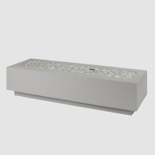 The Outdoor GreatRoom Company Cove 72" Natural Gray Linear Gas Fire Table