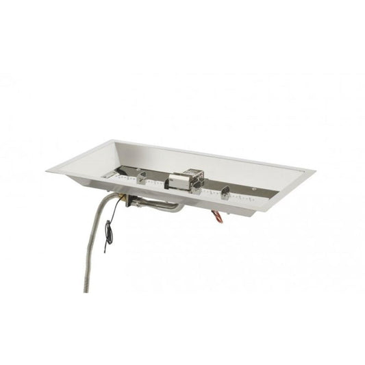 The Outdoor GreatRoom Company Crystal Fire 12" x 24" Linear Gas Burner