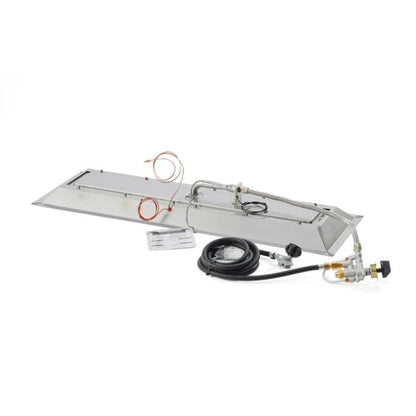 The Outdoor GreatRoom Company Crystal Fire 12" x 42" Linear Gas Burner