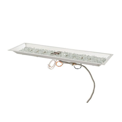 The Outdoor GreatRoom Company Crystal Fire 12" x 42" Linear Gas Burner
