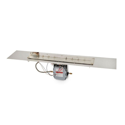 The Outdoor GreatRoom Company Crystal Fire Plus 13.5" x 24" Linear Manual Gas Burner Plate