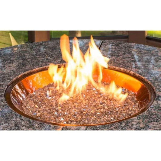 The Outdoor GreatRoom Company Crystal Fire Plus 30" Round Gas Burner