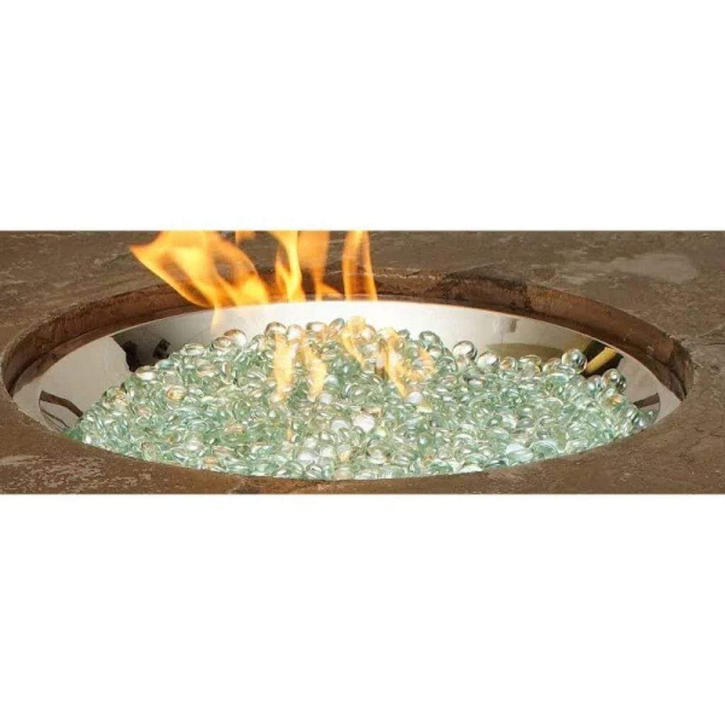 The Outdoor GreatRoom Company Crystal Fire Plus 30" Round Gas Burner