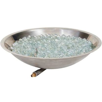 The Outdoor GreatRoom Company Crystal Fire Plus 30" Round Gas Burner