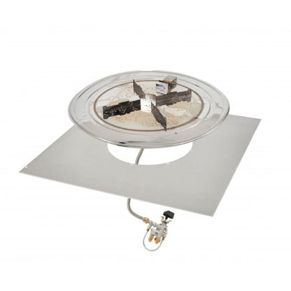 The Outdoor GreatRoom Company Crystal Fire Plus 42" Do-It-Yourself Square Gas Burner Kit - Block/Paver Application
