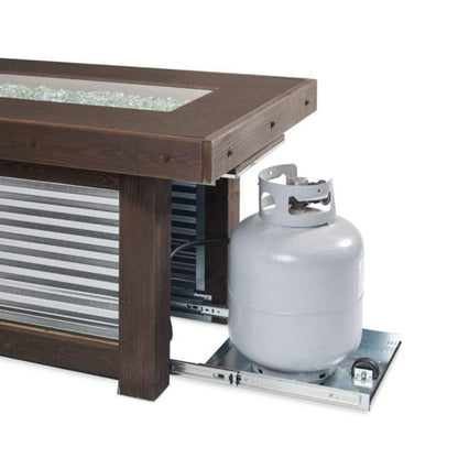 The Outdoor GreatRoom Company Denali Brew 57" Linear Gas Fire Pit Table