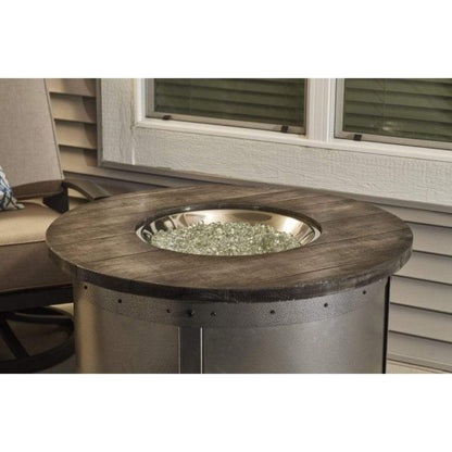 The Outdoor GreatRoom Company Edison 39" Round Gas Fire Pit Table