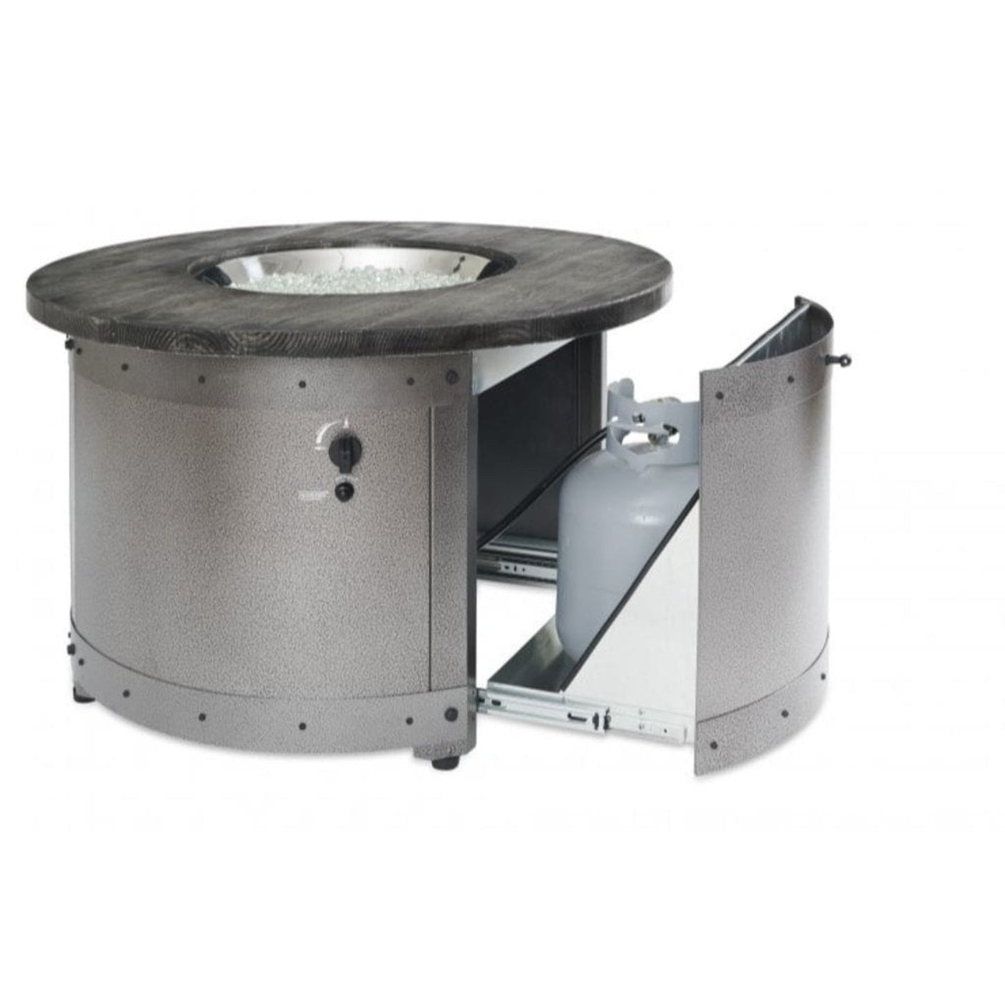 The Outdoor GreatRoom Company Edison 39" Round Gas Fire Pit Table