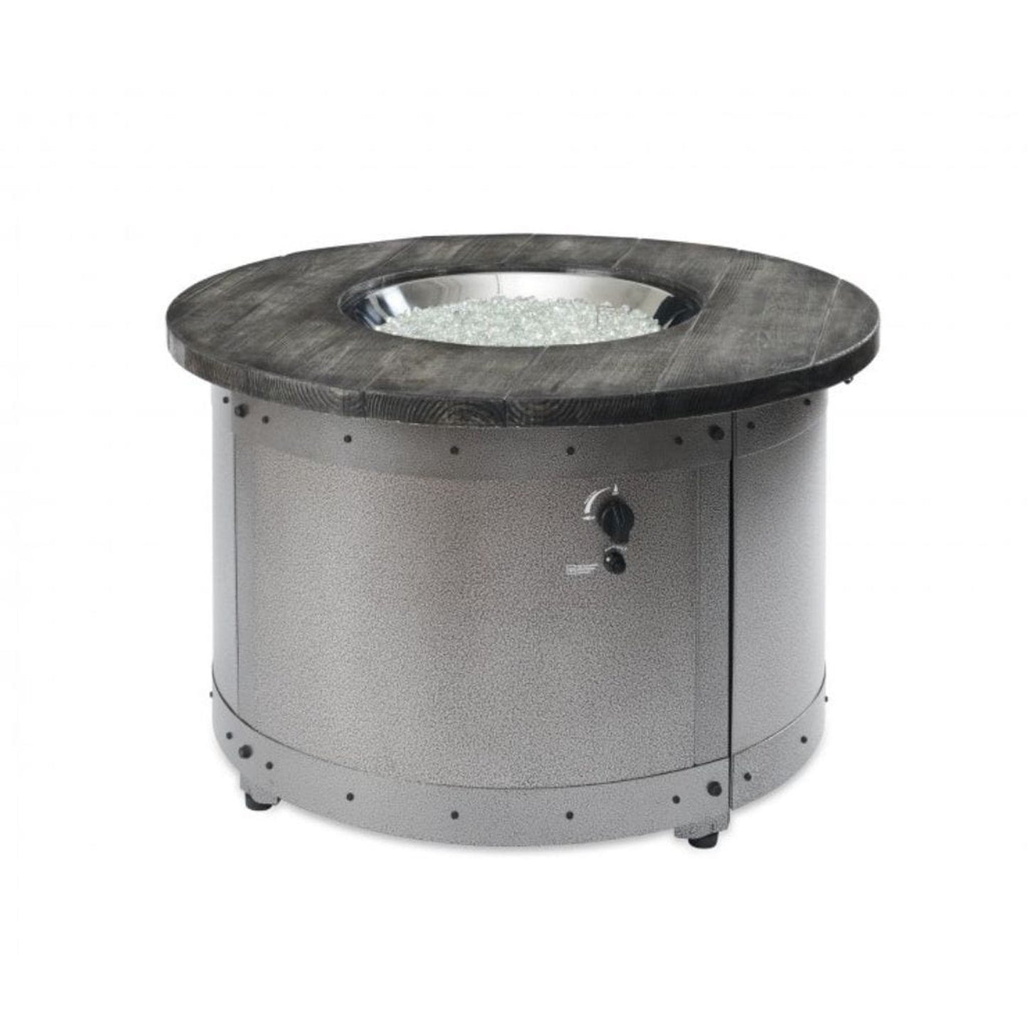 The Outdoor GreatRoom Company Edison 39" Round Gas Fire Pit Table