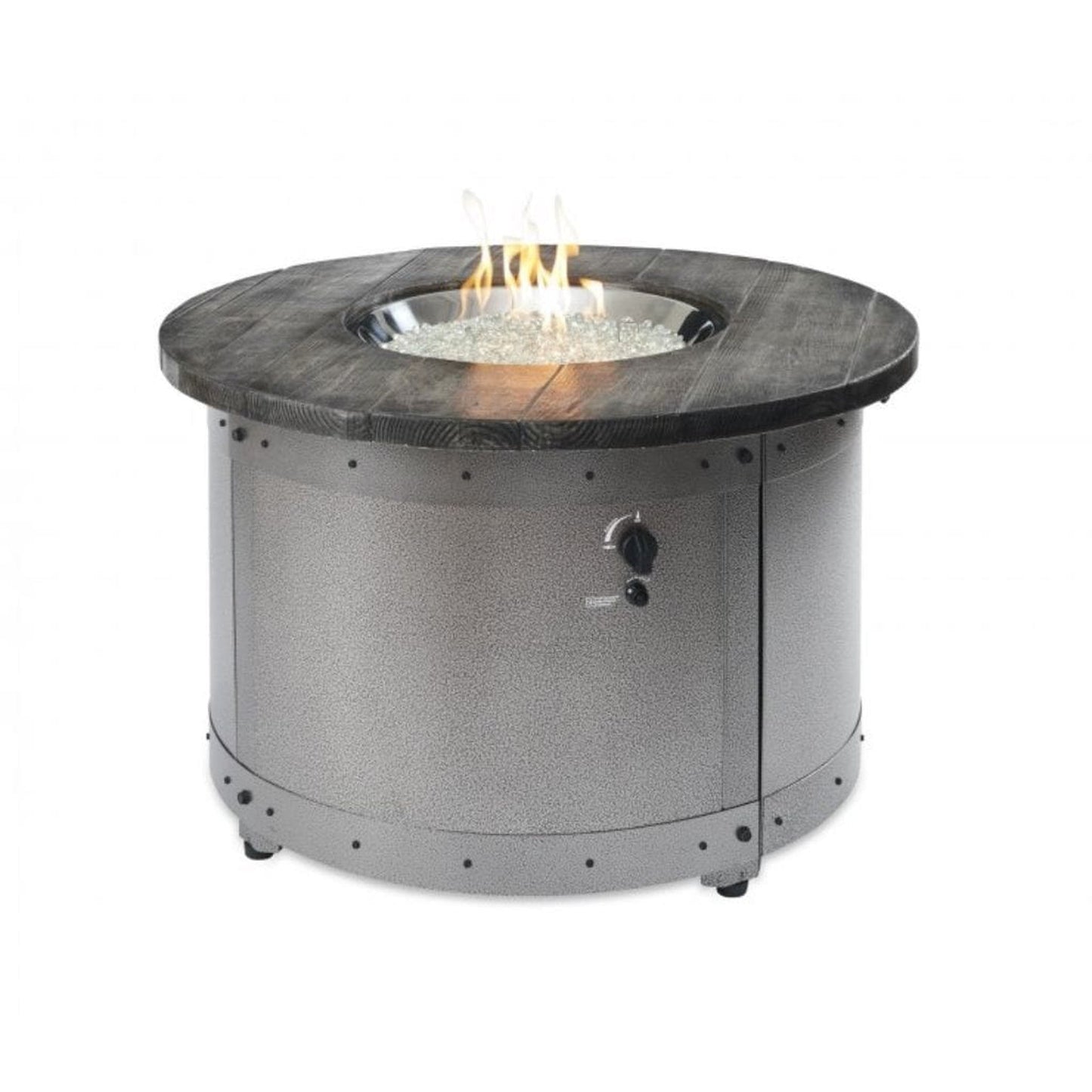 The Outdoor GreatRoom Company Edison 39" Round Gas Fire Pit Table