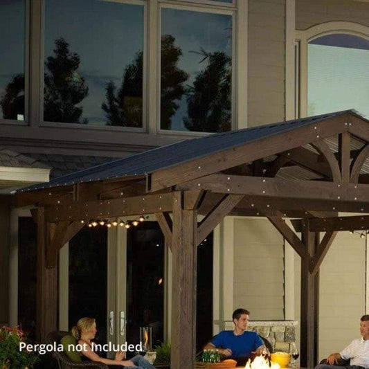The Outdoor GreatRoom Company Forest Green Metal Roof for Lodge II