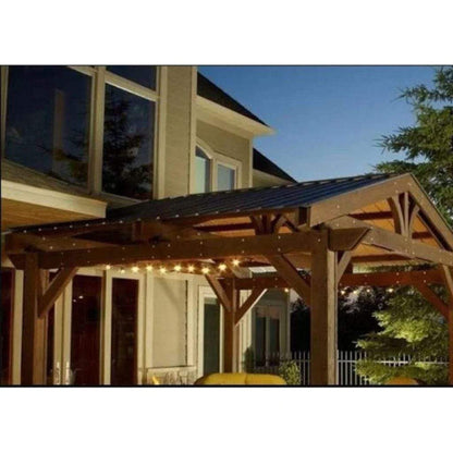 The Outdoor GreatRoom Company Forest Green Metal Roof for Lodge II