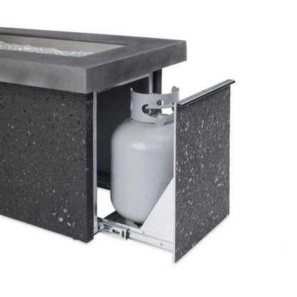 The Outdoor GreatRoom Company Key Largo 54" Midnight Mist Linear Gas Fire Pit Table